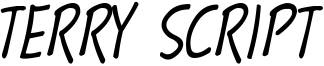 Terry Script Font