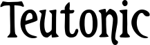 Teutonic Font