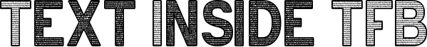 text INSIDE tfb.ttf