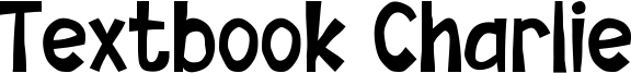 Textbook Charlie Font