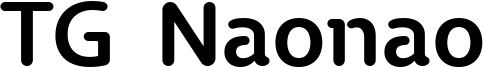 TG Naonao Font