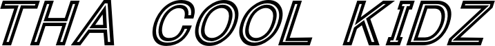 ThaCoolKidz-BlackItalic.otf