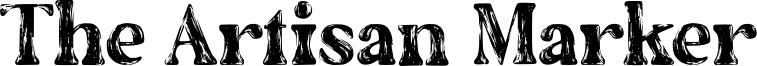 The Artisan Marker Font