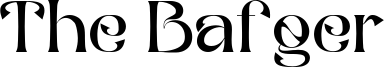The Bafger Font