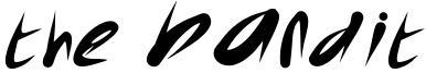The Bandit Font
