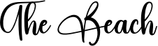 The Beach Font