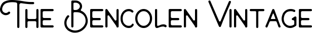The Bencolen Vintage Font
