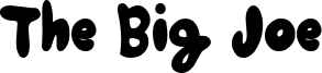 The Big Joe Font