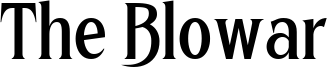 The Blowar Font