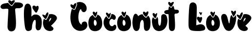 The Coconut Love Font