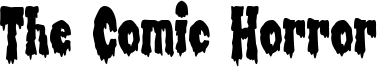 The Comic Horror Font