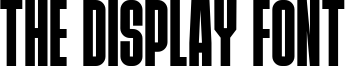The Display Font Font