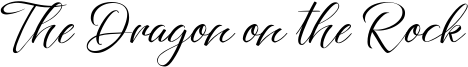 The Dragon on the Rock Font