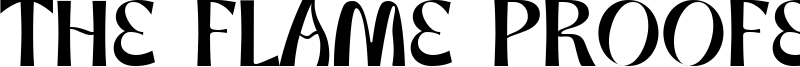 The Flame Proofer Font