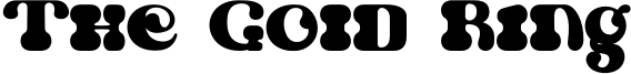 The Gold Ring Font