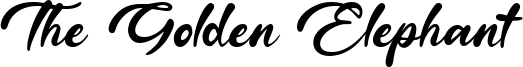 The Golden Elephant Font