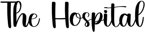 The Hospital Font
