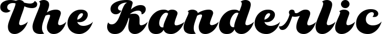 The Kanderlic Font