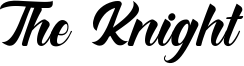 The Knight Font