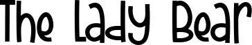 The Lady Bear Font
