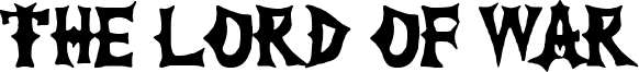 The Lord of War Font