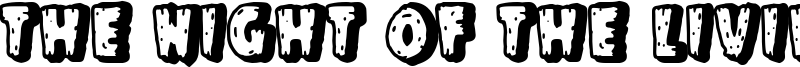 The Night of The Living Indepes Font