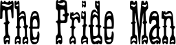 The Pride Man Font