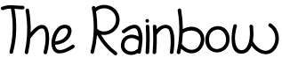 The Rainbow Font