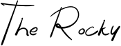 The Rocky Font