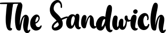 The Sandwich Font