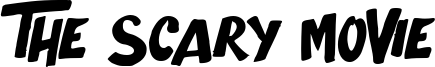 The Scary Movie Font