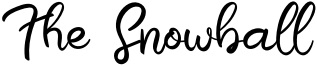 The Snowball Font