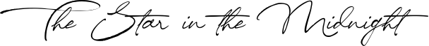 The Star in the Midnight Font