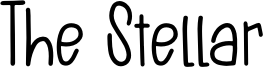 The Stellar Font