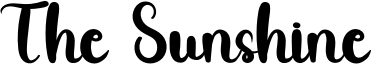 The Sunshine Font
