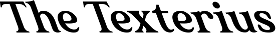 The Texterius Oblique.otf