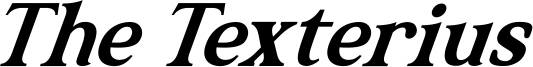 The Texterius Font