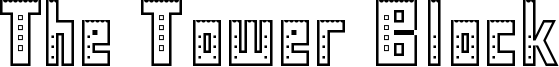 The Tower Block Font