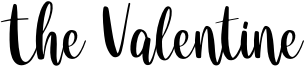 The Valentine Font