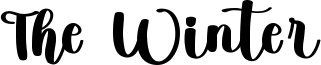 The Winter Font