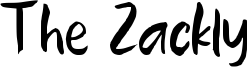 The Zackly Font