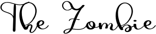 The Zombie Font