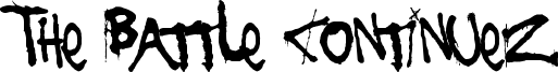 The Battle Continuez Font