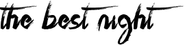 The Best Night Font