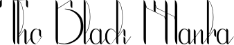 The Black Manba Font