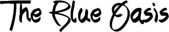 The Blue Oasis Font