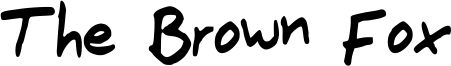 The Brown Fox Font