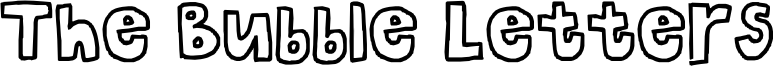 The Bubble Letters Font