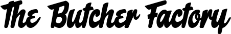 The Butcher Factory Font