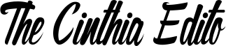 The Cinthia Edito Font